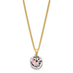 Luxury Giftware by Jere Bejeweled HILLARY Balled Up Hedgehog Trinket Box with Matching 18 inch Necklace