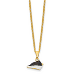 Luxury Giftware by Jere Bejeweled RUBBLE Rockhopper Penguin Trinket Box with Matching 18 inch Necklace