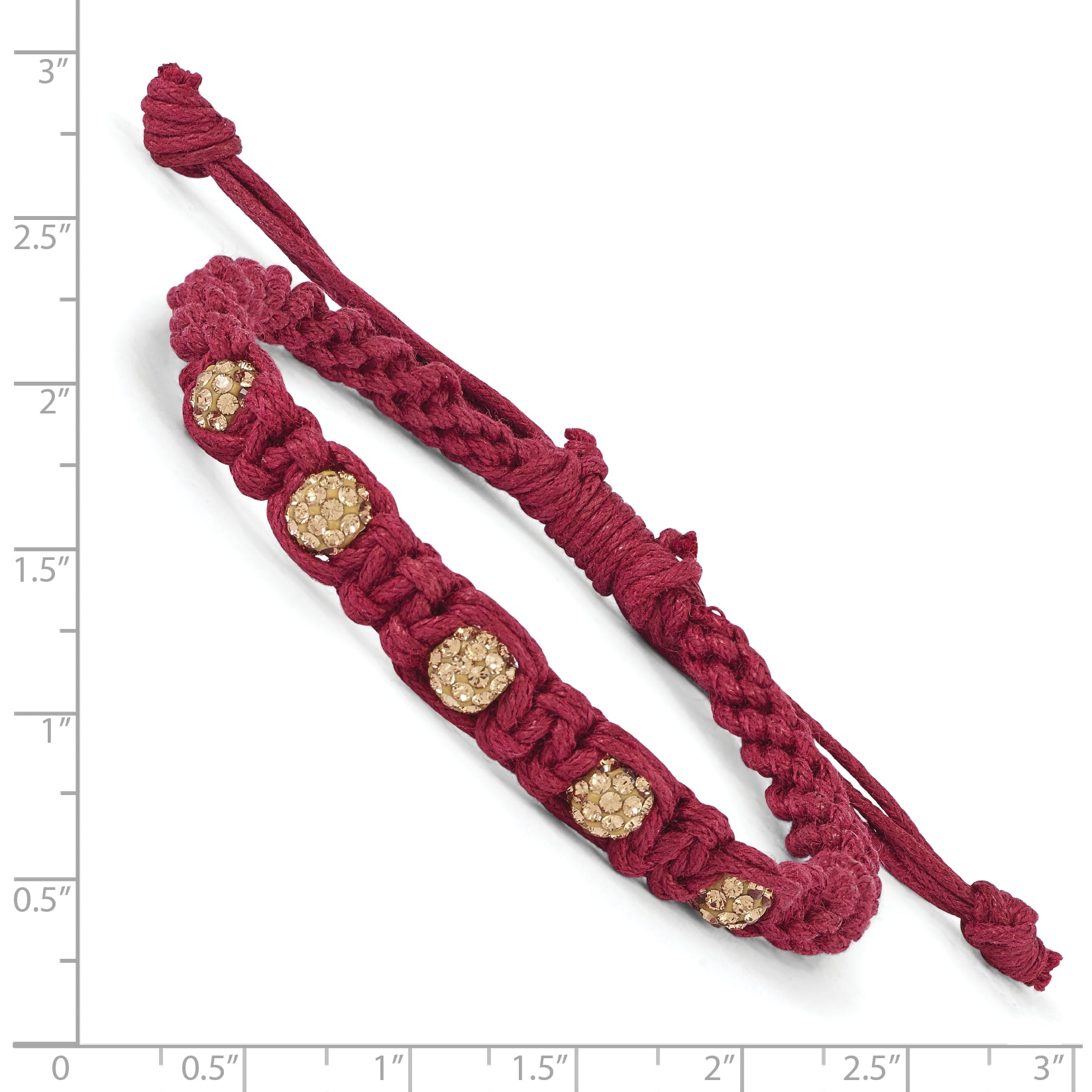 Crystal Macrame Bracelet