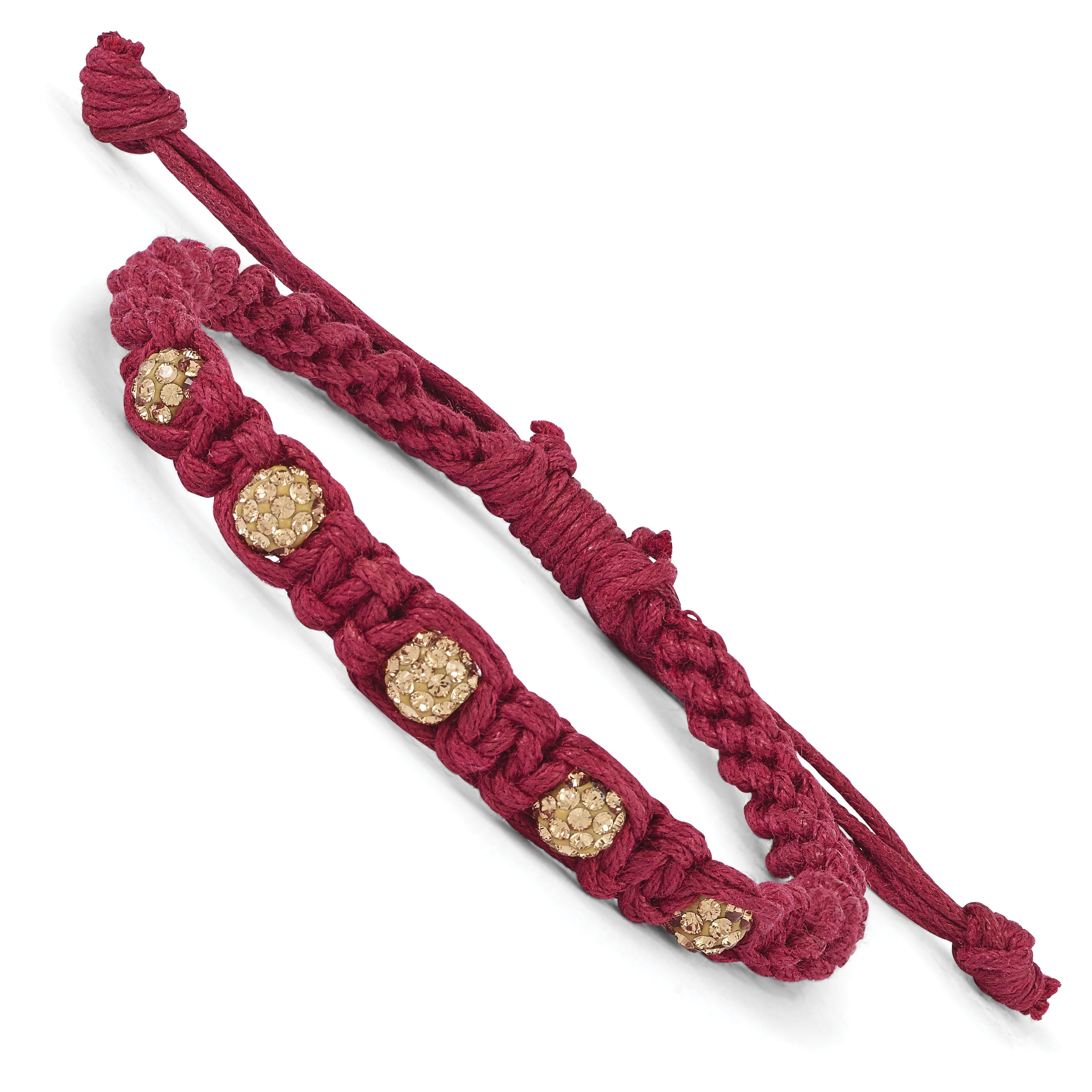 Crystal Macrame Bracelet Main image