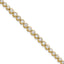 14k 3 carat Lab Grown Diamond VS/SI+ G+ Complete Round Bezel Set 7 inch Tennis Bracelet