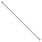 14k White Gold 2 carat Lab Grown Diamond VS/SI+ G+ Round Tennis Bracelet