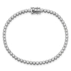 14k White Gold 2 carat Lab Grown Diamond VS/SI+ G+ Round Tennis Bracelet