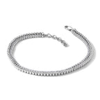 Lab-Grown Diamond Bracelet in 14K White Gold (2 7/8 ct. tw.), 7 Inch - Sophia Jewelers