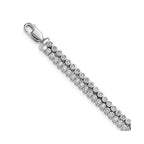 Lab-Grown Diamond Bracelet in 14K White Gold (2 7/8 ct. tw.), 7 Inch - Sophia Jewelers