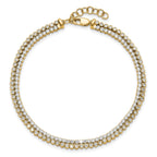 Lab-Grown Diamond Bracelet in 14K Yellow Gold (2 7/8 ct. tw.), 7 Inch - Sophia Jewelers