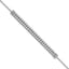 14k White Gold 2 3/8 carat Lab Grown Diamond VS/SI+ G+ 6.5 inch with 1 inch extention Bracelet