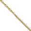 14K Polished Complete 3/4 carat Diamond Paperclip Link 7 inch Bracelet with 1 inch Extender