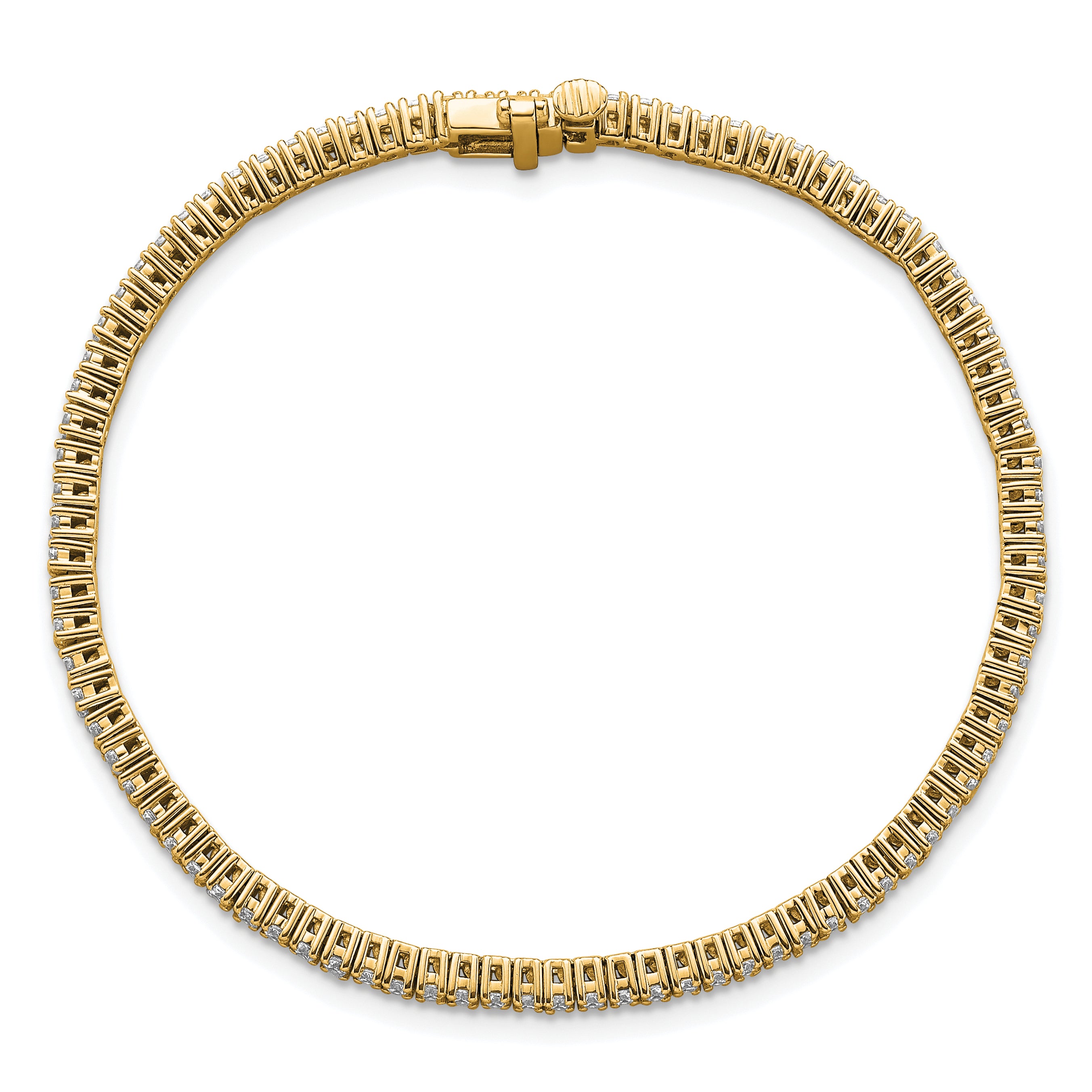 14k 2 carat Lab Grown Diamond VS/SI+ G+ Complete Tennis Bracelet - Sophia Jewelers