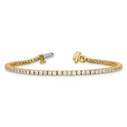 14k 2 carat Lab Grown Diamond VS/SI+ G+ Complete Tennis Bracelet - Sophia Jewelers