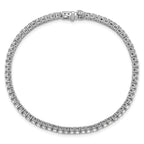 14k White Gold  2 3/4 carat Lab Grown Diamond VS+ F+ Complete Tennis Bracelet - Sophia Jewelers