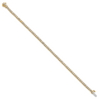 14k 2 3/4 carat Lab Grown Diamond VS+ F+ Complete Tennis Bracelet - Sophia Jewelers