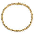 14k 3carat Lab Grown Diamond VS/SI+ G+ Complete Tennis Bracelet - Sophia Jewelers
