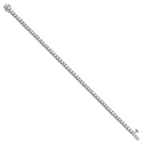 14k White Gold  5 carat Lab Grown Diamond VS+ F+ Complete Tennis Bracelet - Sophia Jewelers