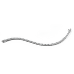 14k White Gold  5 carat Lab Grown Diamond VS+ F+ Complete Tennis Bracelet - Sophia Jewelers