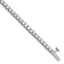 14k White Gold  5 carat Lab Grown Diamond VS+ F+ Complete Tennis Bracelet - Sophia Jewelers