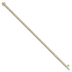 14k 5 carat Lab Grown Diamond VS+ F+ Complete Tennis Bracelet - Sophia Jewelers