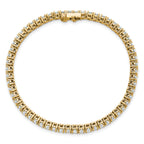 14k 5 carat Lab Grown Diamond VS/SI+ G+ Complete Tennis Bracelet - Sophia Jewelers