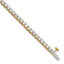 14k 5 carat Lab Grown Diamond VS+ F+ Complete Tennis Bracelet - Sophia Jewelers