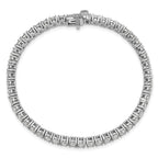14k White Gold  7 carat Lab Grown Diamond VS/SI+ G+ Complete Tennis Bracelet - Sophia Jewelers