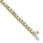 14k 7 carat Lab Grown Diamond VS/SI+ G+ Complete Tennis Bracelet - Sophia Jewelers