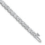 14k White Gold  10 carat Lab Grown Diamond VS+ F+ Complete Tennis Bracelet - Sophia Jewelers