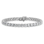 14k White Gold  14 carat Lab Grown Diamond VS+ F+ Complete Tennis Bracelet - Sophia Jewelers