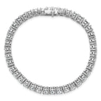 14k White Gold  14 carat Lab Grown Diamond VS+ F+ Complete Tennis Bracelet - Sophia Jewelers