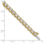 14k 14 carat Lab Grown Diamond VS+ F+ Complete Tennis Bracelet - Sophia Jewelers