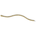 14k 14 carat Lab Grown Diamond VS+ F+ Complete Tennis Bracelet - Sophia Jewelers