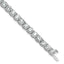14k White Gold 16 carat Lab Grown Diamond VS/SI+ G+ Complete Tennis Bracelet - Sophia Jewelers