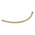 14k 16 carat Lab Grown Diamond VS/SI+ G+ Complete Tennis Bracelet - Sophia Jewelers