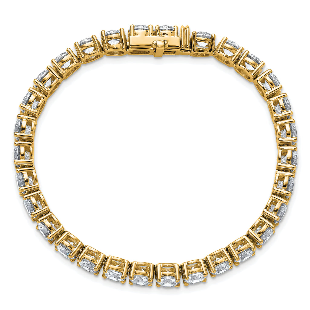 14k 22 1/2 carat Lab Grown Diamond VS+ F+ Complete Tennis Bracelet - Sophia Jewelers