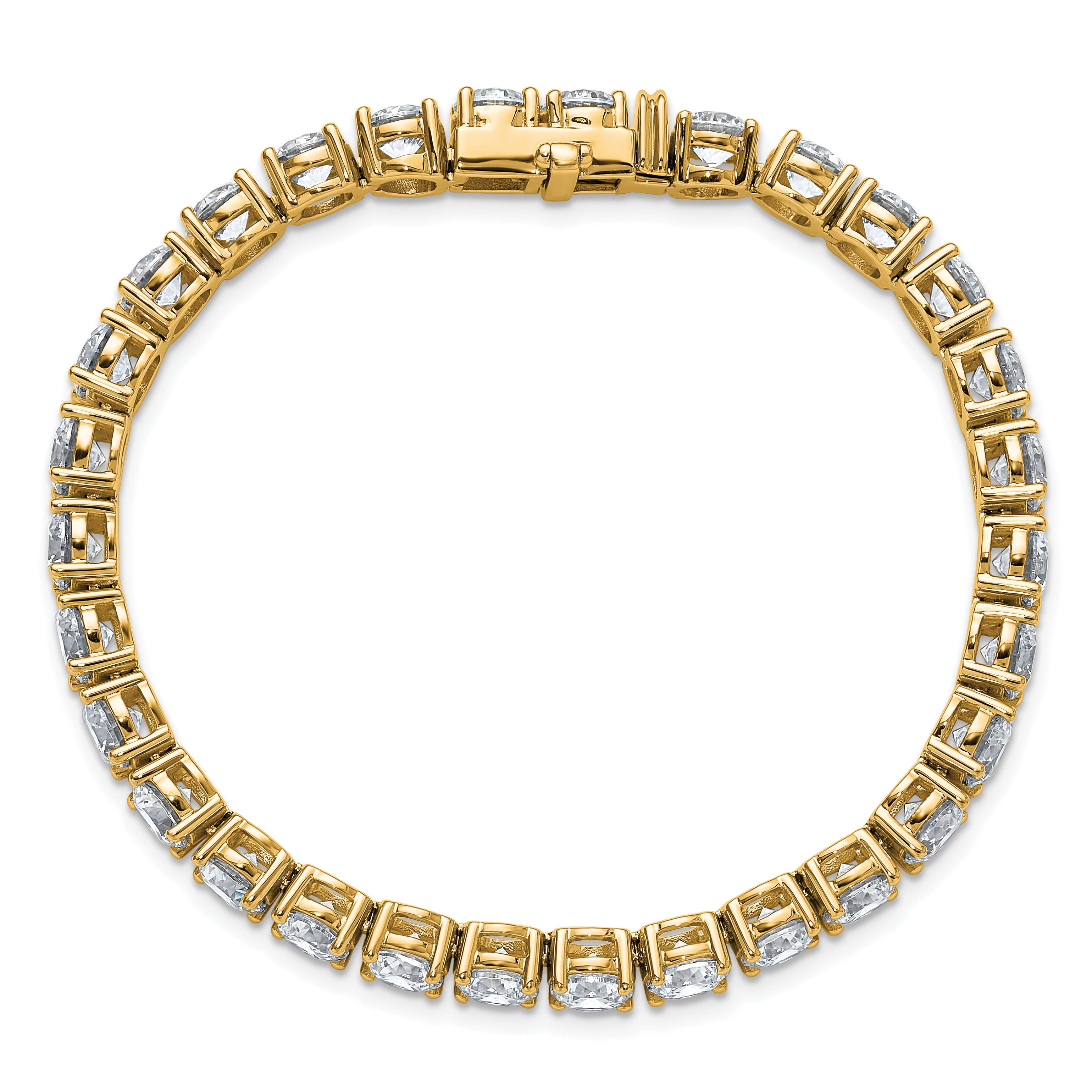 14k 22 1/2 carat Lab Grown Diamond VS+ F+ Complete Tennis Bracelet - Sophia Jewelers