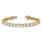 14k 22 1/2 carat Lab Grown Diamond VS+ F+ Complete Tennis Bracelet - Sophia Jewelers