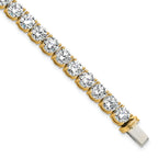 14k 22 1/2 carat Lab Grown Diamond VS/SI+ G+ Complete Tennis Bracelet - Sophia Jewelers