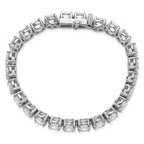 14k White Gold  25 carat Lab Grown Diamond VS+ F+ Complete Tennis Bracelet - Sophia Jewelers