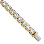 14k 25 carat Lab Grown Diamond VS/SI+ G+ Complete Tennis Bracelet - Sophia Jewelers