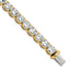 14k 25 carat Lab Grown Diamond VS/SI+ G+ Complete Tennis Bracelet - Sophia Jewelers