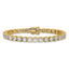 14k 11 1/8 carat Lab Grown Diamond VS/SI+ G+ Complete Tennis Bracelet - Sophia Jewelers