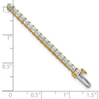 14k 6 carat Lab Grown Diamond VS/SI+ G+ Princess Tennis Bracelet