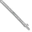 14kw 6 carat Lab Grown Diamond VS/SI+ G+ Complete Princess Tennis Bracelet - Sophia Jewelers