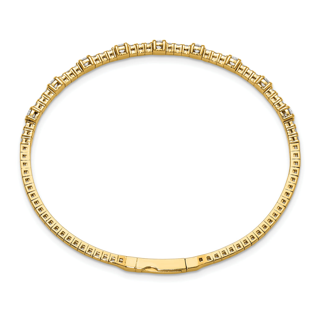 14ky Bangle Bracelet Mounting (No Stone Included)