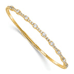 14ky Bangle Bracelet Mounting (No Stone Included)