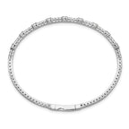 14k White Gold 1 1/3 carat Lab Grown Diamond VS/SI+ G+ Complete Bangle - Sophia Jewelers