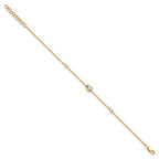 Lab-Grown Diamond Bracelet in 14K Yellow Gold, 5.74mm (1/2 ct. tw.), 6.5 Inch - Sophia Jewelers