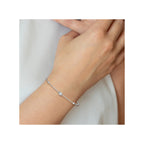 Lab-Grown Diamond Bracelet in 14K White Gold, 5.45mm (3/8 ct. tw.), 6.5 Inch - Sophia Jewelers