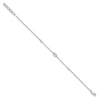 Lab-Grown Diamond Bracelet in 14K White Gold, 4.75mm (1/2 ct. tw.), 6.5 Inch - Sophia Jewelers