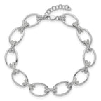Lab-Grown Diamond Bracelet in 14K White Gold (1 1/6 ct. tw.), 7 Inch - Sophia Jewelers
