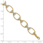 Lab-Grown Diamond Bracelet in 14K Yellow Gold (1 1/6 ct. tw.), 7 Inch - Sophia Jewelers